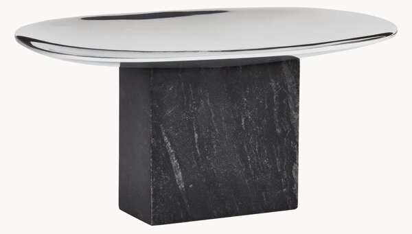Vassoio decorativo con base in marmo Sapoto