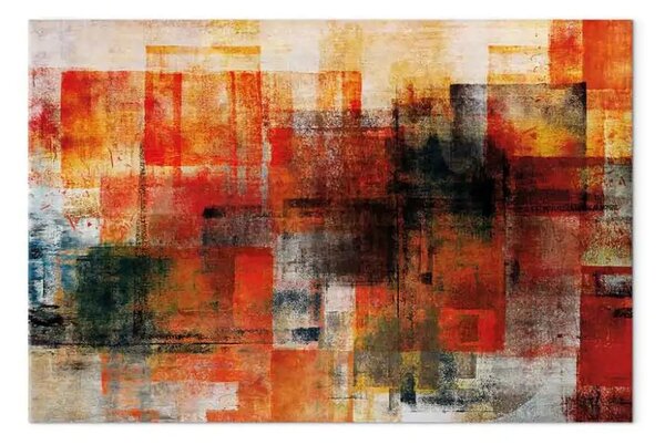 Quadro moderno Intreccio pittorico largo - astrazione artistica