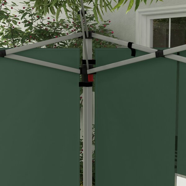 Outsunny Pareti Laterali per Gazebo 3 x 3 / 3 x 4 m 2 Pannelli in Tessuto Oxford 295x195 cm con Finestra per Feste Verde | Aosom Italy