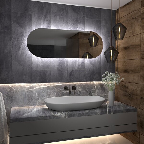 Specchio atipico con luce LED G4