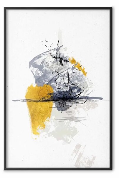 Poster: Uccelli sull'acqua