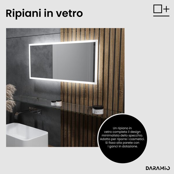 Specchio con luce LED F5