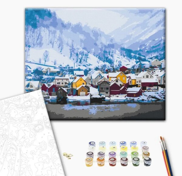 Quadro da dipingere Clima norvegese
