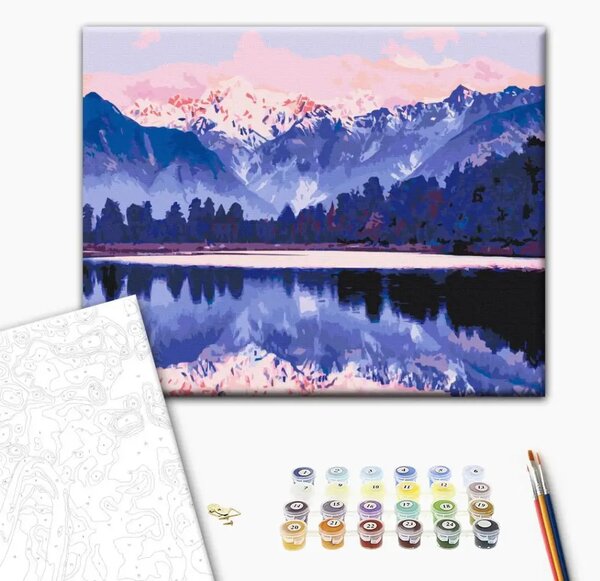 Quadro da dipingere Lago Matheson