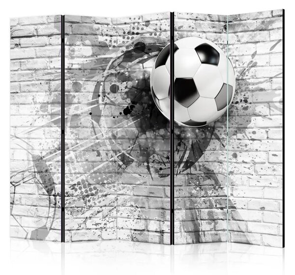 Paravento separè Dinamica del calcio II - composizione sportiva