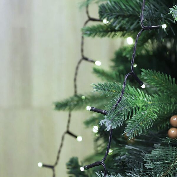 Mantello di luci per Albero di Natale da 200cm 280 Led Bianco Freddo Wisdom