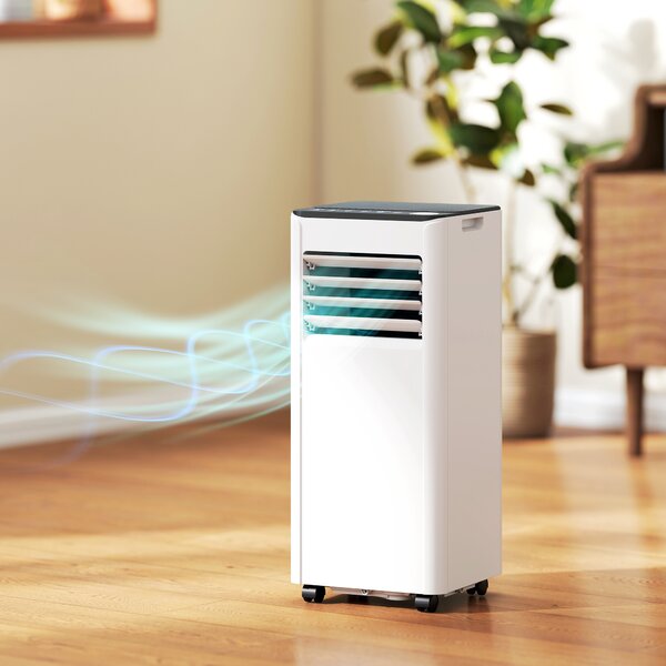 HOMCOM Condizionatore Portatile 7000 BTU: Raffreddamento, Deumidificatore, Ventilatore, Modalità Notturna. | Aosom Italy
