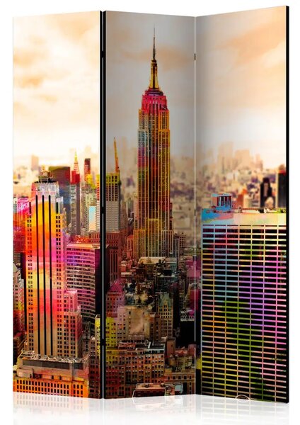 Paravento Colori di New York City III - architettura colorata