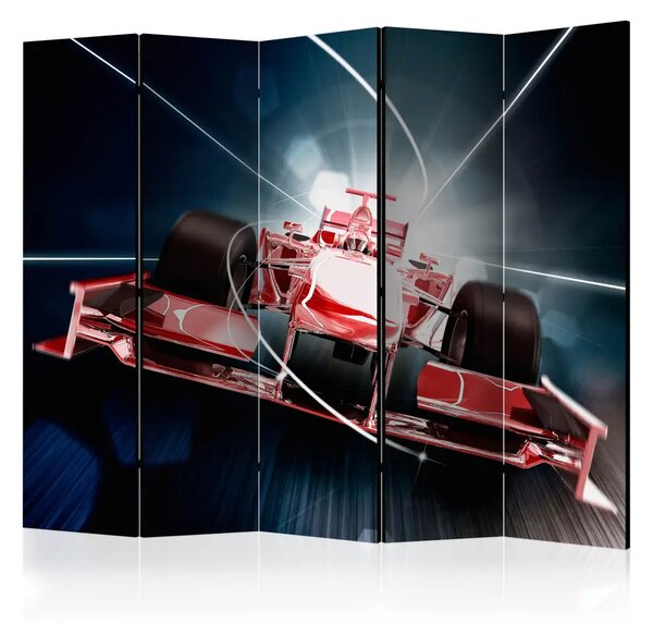 Paravento design Velocità e dinamica - Formula 1 II - Auto rossa