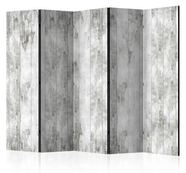 Paravento design Senso dello stile II - composizione grigia