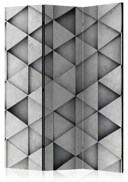 Paravento Triangoli Grigi - semplice composizione geometrica