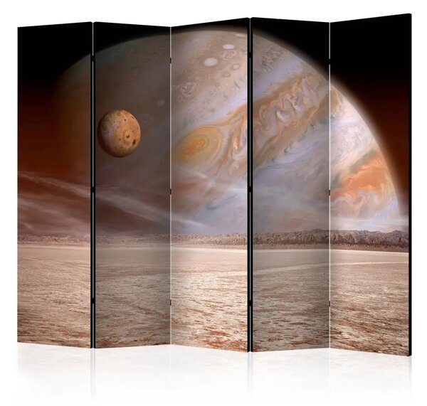 Paravento design Piccolo e grande pianeta II - fantasia spaziale