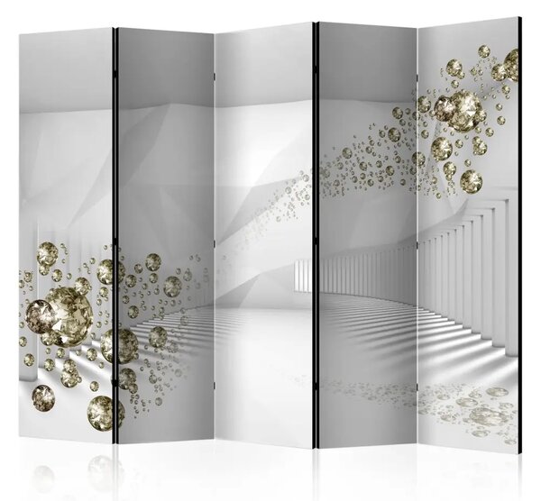 Paravento Corridoio a diamante II - illusione geometrica