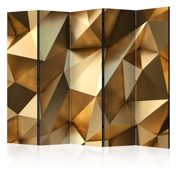 Paravento design Dome d'oro II - elegante spazio astratto