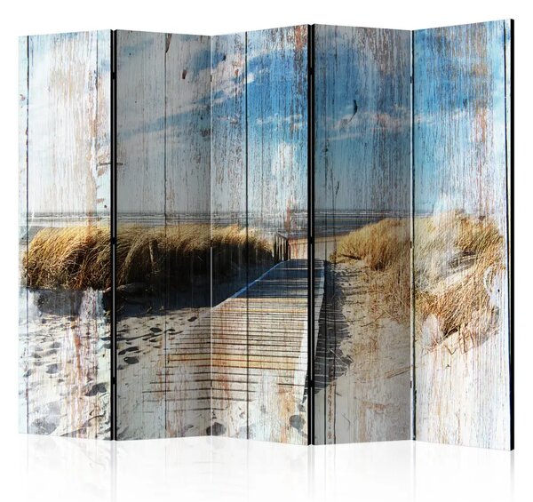 Paravento design Estate indimenticabile II - spiaggia e mare