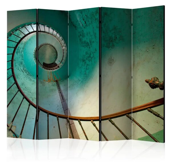 Paravento design Faro - Scale II - architettura turchese