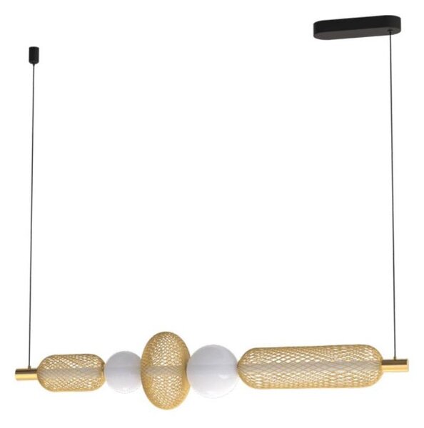 Eglo 300478 - Lampadario dimmerabile a sospensione su cavo CEGLIE LED/20W/230V 2200-6500K oro + telecomando