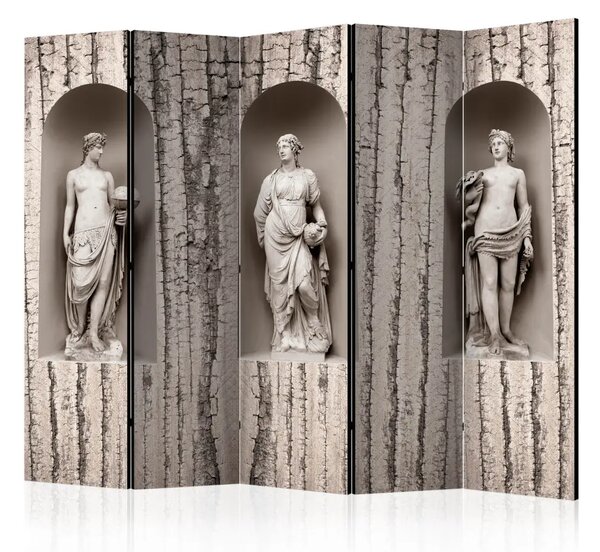 Paravento Nel Mondo Antico II - sculture umane, sfondo screpolato