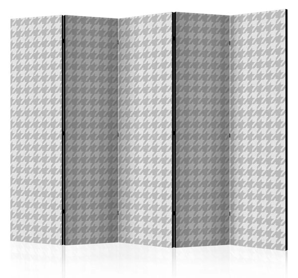 Paravento Pepita II - semplice composizione, sfondo grigio
