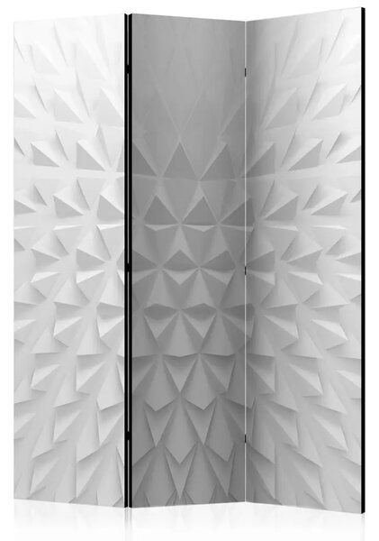 Paravento design Fortezza dell'illusione - astrazione geometrica in forma 3D