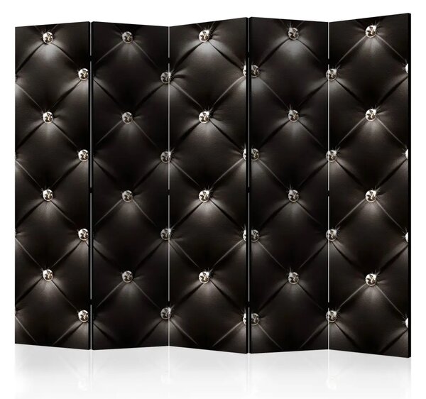 Paravento design Impero dello stile II - cristalli su sfondo nero