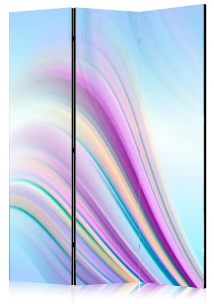 Paravento design Sfondo astratto arcobaleno - astrazione colorata su sfondo blu