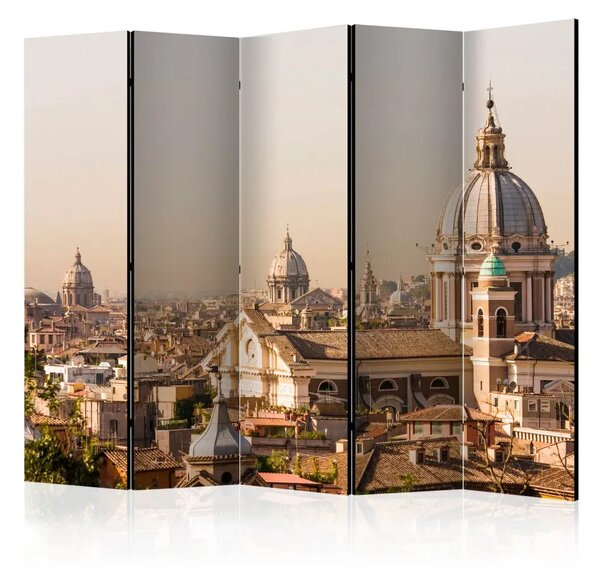 Paravento Roma - veduta a volo d'uccello II - architettura italiana