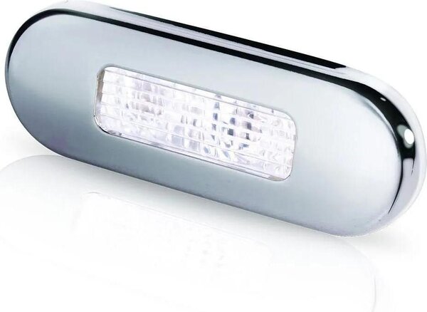 Hella Marine Segnapassi Satin Luce di benvenuto bianco caldo Argento Argento Taglia unica