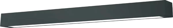 Applique LED Ibros nera 12W, tonalità di bianco, 960 lm, metallo, dimensioni: 8x93x5,5 cm, IP44, Light Prestige