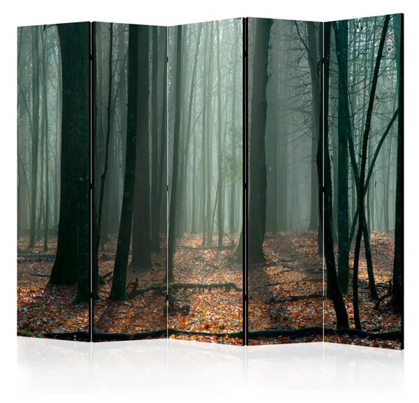 Paravento design La foresta delle streghe II - Paesaggio oscuro