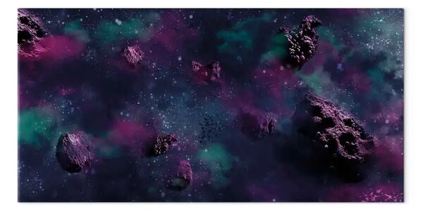 Quadro su tela Spazio infinito largo - paesaggio stellare nello spazio