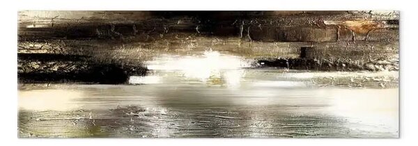 Quadro moderno Mezzo inverno stretto - astrazione con texture artistica