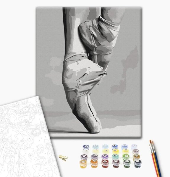 Quadro con numeri Scarpe da ballo