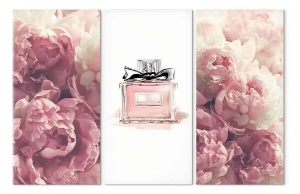 Quadro moderno Profumo di donna (3 pezzi)