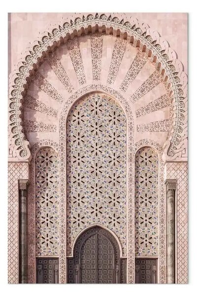 Quadro contemporaneo Cancello decorato verticale - architettura in stile arabo