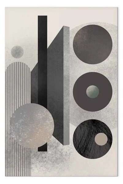 Quadro su tela Ordine geometrico verticale