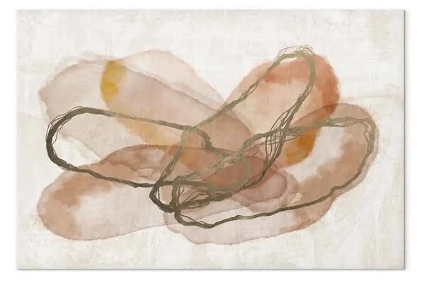 Quadro moderno Composizione delicata largo