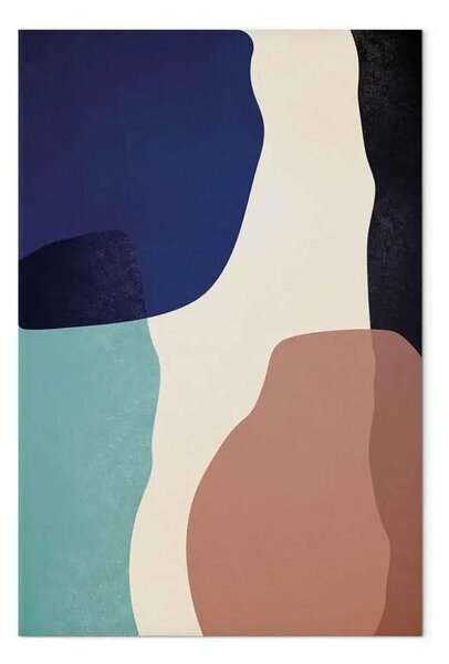 Quadro Pietre spiaggia - motivi colorati stile boho