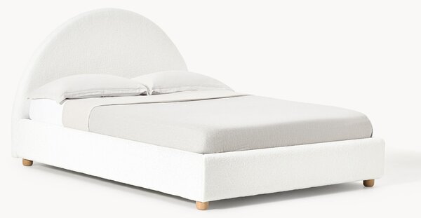 Letto imbottito in teddy Ebba