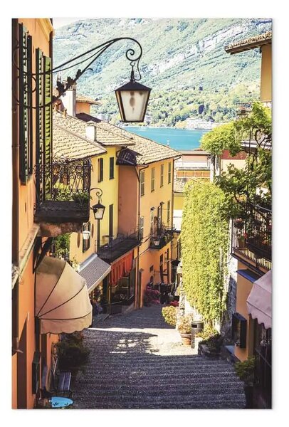 Quadro Lungomare verticale - paesaggio di architettura urbana