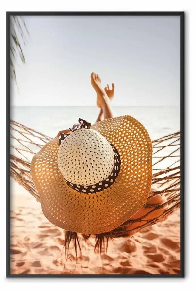 Poster: Amaca sulla spiaggia