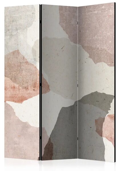Paravento Terrazzo colorato - astratto in toni soft