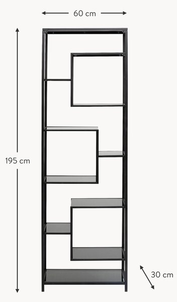 Scaffale alto in metallo Loft