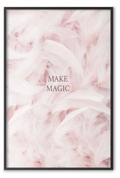 Poster: Piume rosa