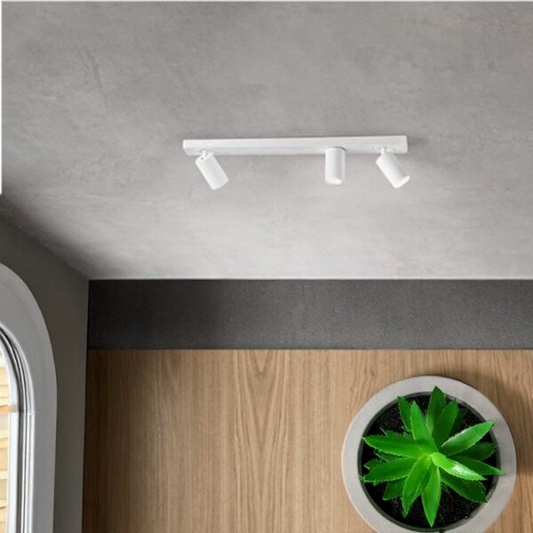 Plafoniera moderna perenz illumina oddy 8176 b gu10 led orientabile - Perenz