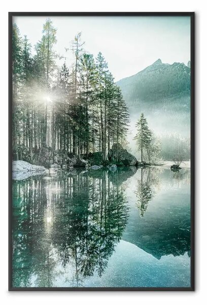 Poster: Lago mattutino