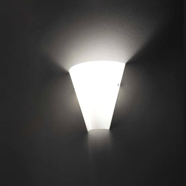 Applique moderno due p illuminazione 2714 ap e27 led vetro - Due P Illuminazione