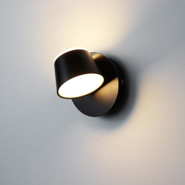 Applique moderno lampadari bartalini oelilag ner ap102 led alluminio orientabile - Lampadari Bartalini Gesso