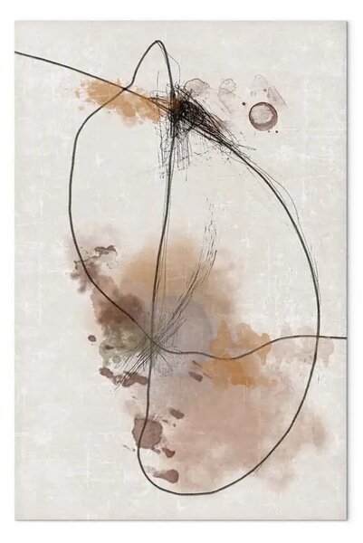 Quadro moderno Hot sensation verticale - motivo astratto in stile boho
