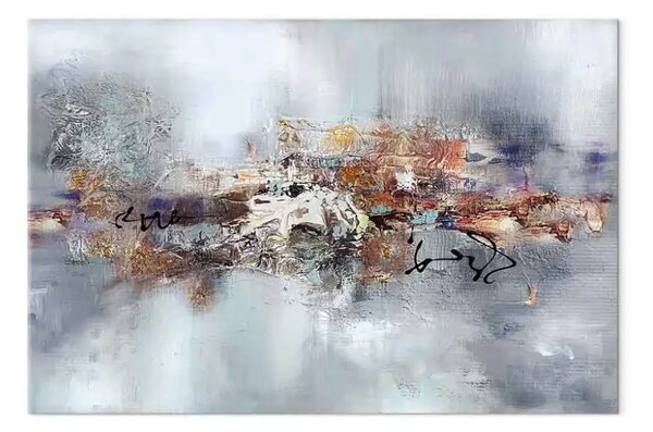 Quadro Paesaggio di gennaio grande